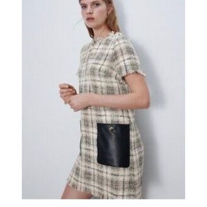 Zara tweed dress | US size L